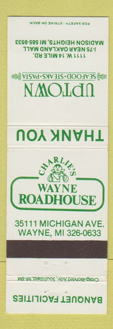 Matchbook Cover - Uptown Seafood Steaks Madison Heights MI Wayne