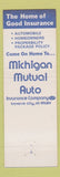 Matchbook Cover - Gabier's Insurance Agency Mesick MI Michigan Mutual