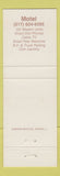 Matchbook Cover - Exit Motel Restaurant Birch Run MI