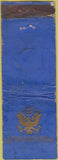 Matchbook Cover - United States Army Sgt William Bowes POOR