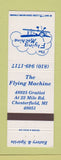 Matchbook Cover - Flying Machine Chesterfield MI