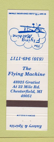 Matchbook Cover - Flying Machine Chesterfield MI