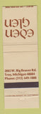 Matchbook Cover - Eden Glen Troy MI