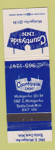 Matchbook Cover - Countryside Inn Battle Creek MI