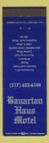 Matchbook Cover - Bavarian Haus Motel Frankenmuth MI