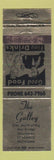 Matchbook Cover - The Galley St Ignace MI WEAR