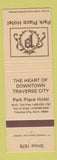 Matchbook Cover - Park Place Hotel Traverse City MI