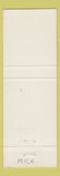 Matchbook Cover - Saginaw Club MI