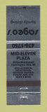 Matchbook Cover - Sageo's Family Restaurant Farmington Hills MI