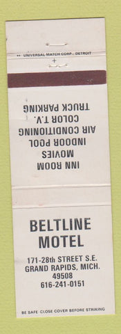 Matchbook Cover - Beltline Motel Grand Rapids MI
