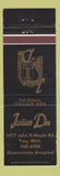Matchbook Cover - Italian Den Troy MI