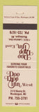 Matchbook Cover - Doo Drop Inn Muskegon MI