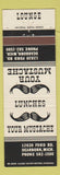 Matchbook Cover - Your Mustache Dearborn MI