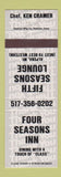 Matchbook Cover - Fifth Seasons Lounge Alpena MI