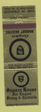 Matchbook Cover - Sussex House Southfield MI