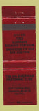 Matchbook Cover - Italian American Fraternal Club Dearborn MI WEAR