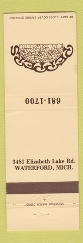 Matchbook Cover - Peppers Restaurant Waterford MI