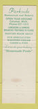 Matchbook Cover - Parkside Restaurant Bakery Calumet MI WEAR