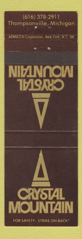 Matchbook Cover - Crystal Mountain Thompsonville MI