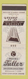 Matchbook Cover - Hotel Tuller Detroit MI
