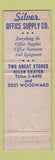 Matchbook Cover - Silver Office Supply Detroit MI WEAR