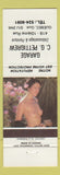 Matchbook Cover - Garage CG Pettigrew Quebec QC pinup