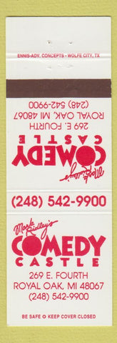 Matchbook Cover - Mark Ridley's Comedy Castle Royal Oak MI