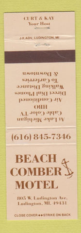 Matchbook Cover - Beach Comber Motel Ludington MI