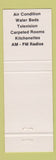 Matchbook Cover - Riviera Motel Detroit MI