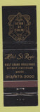 Matchbook Cover - Hotel St Regis Detroit MI WEAR
