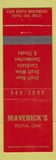 Matchbook Cover - Maverick's Royal Oak MI restaurant