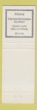 Matchbook Cover - The Restaurants on Main Street