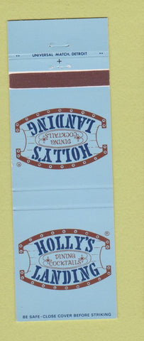 Matchbook Cover - Holly's Landing Saginaw MI Grand Rapids