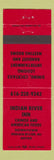 Matchbook Cover - Indian River Inn Chinese Indian River MI RED