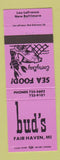 Matchbook Cover - Bud's Fairhaven MI PINK