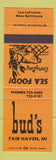 Matchbook Cover - Bud's Fairhaven MI ORANGE