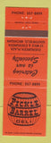 Matchbook Cover - Pickle Barrel Deli Southfield MI