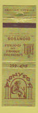 Matchbook Cover - Edionysos Restaurant Detroit MI Greek