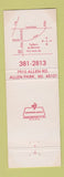 Matchbook Cover - Tullio's LA Riviera Italian Restaurant Allen Park MI