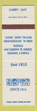 Matchbook Cover - Seros Greek Restaurant Royal Oak MI