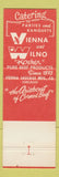 Matchbook Cover - Bottle and Bakset Detroit MI Vienna Wilno Kosher Beef