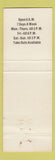 Matchbook Cover - Ye Old Steak House Jackson MI ORANGE