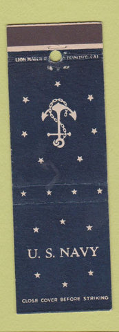 Matchbook Cover - US Navy