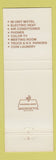 Matchbook Cover - Exit Motel Restaurant Birch Run MI