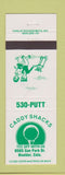 Matchbook Cover - Caddy Shacks Golf Boulder Colorado WEAR