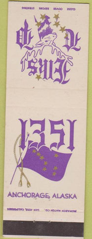 Matchbook Cover - Elks Lodge Anchorage AK