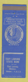 Matchbook Cover - East Lansing State Bank Okemos MI
