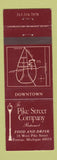 Matchbook Cover - Pike Street Company Pontiac MI WEAR