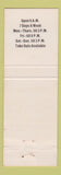 Matchbook Cover - Ye Old Steak House Jackson MI ORANGE