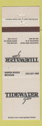 Matchbook Cover - Tidewater Grill Charleston WV Harper Woods MI